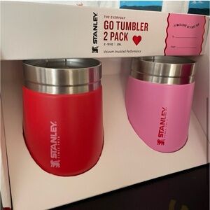 Stanley 10 oz 2 pk stainless steel tumblers Red/Cotton Candy